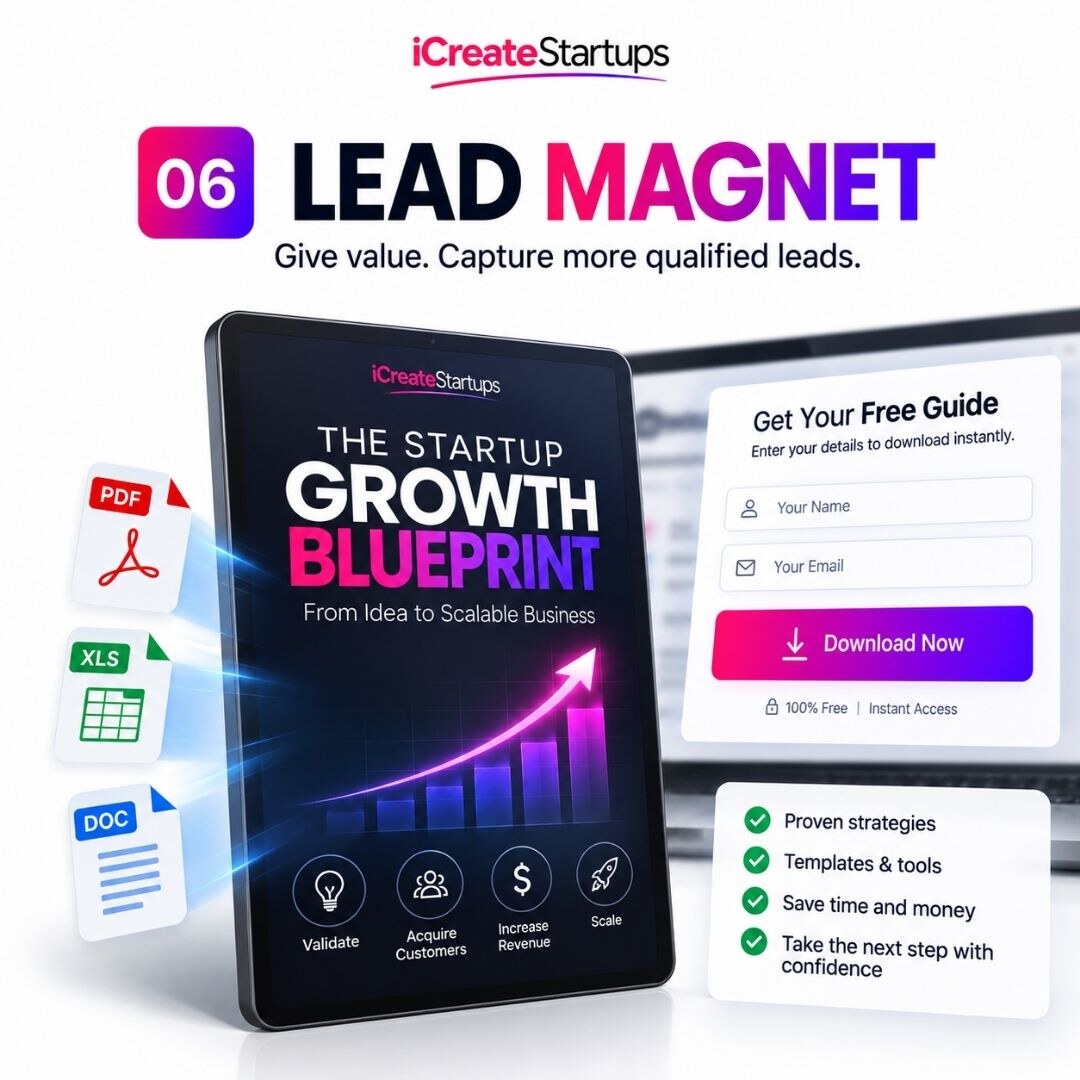 Lead magnet to capture qualified leads