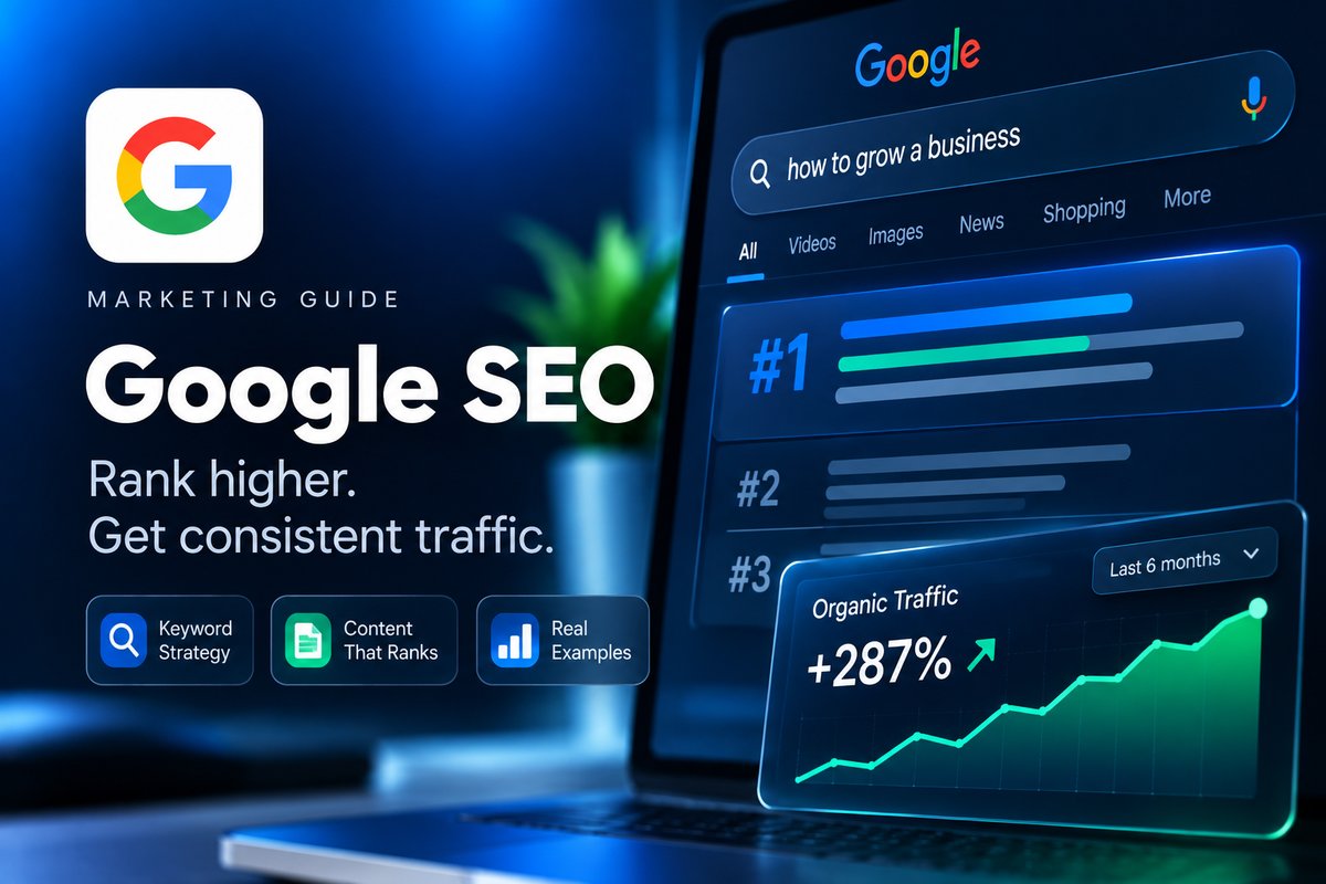 Google SEO marketing guide cover
